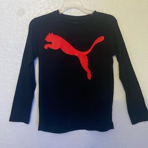 Puma Black And Red Long Sleeve